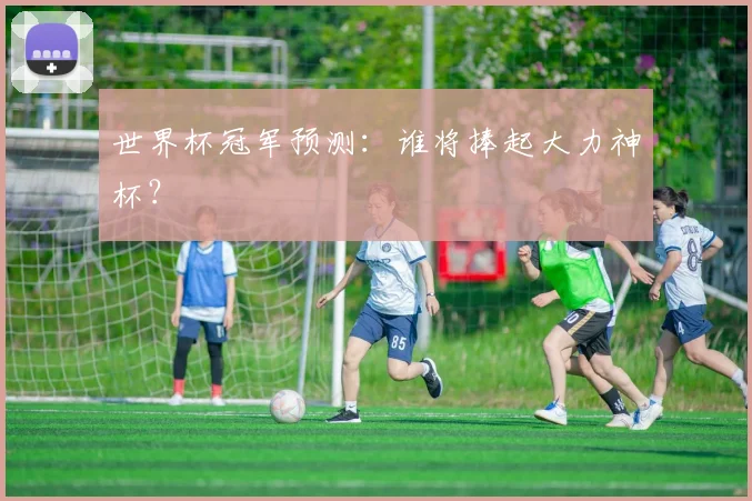 世界杯冠军预测:谁将捧起大力神杯?