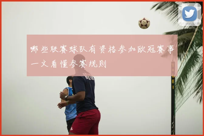哪些联赛球队有资格参加欧冠赛事一文看懂参赛规则