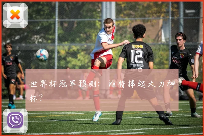 世界杯冠军预测：谁将捧起大力神杯？